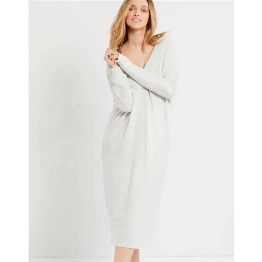 Hatch The Visitor Maternity Dress French Terry Knit Drop Shoulder One Size
